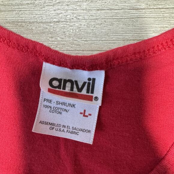 Vintage 90s Dragon Boat Shirt Portland Dragon Sports Red Tank Tee Men L Outdoor - Picture 3 of 8